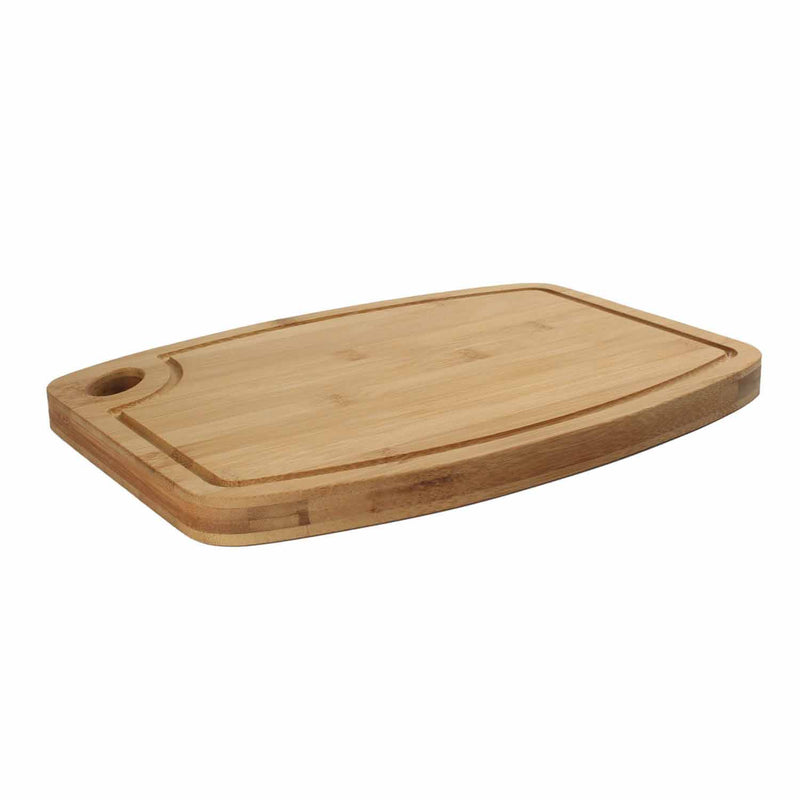 Custom Laser Engraved Bamboo Cutting Board, Thick Swirl Circle