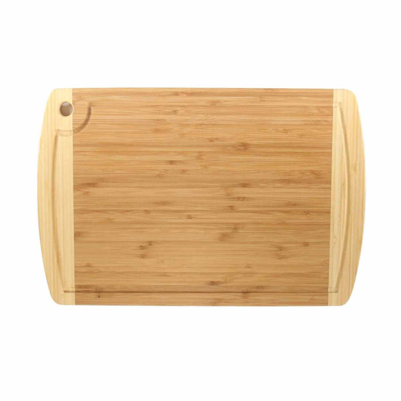 Custom Laser Engraved Bamboo Cutting Board, Thick Swirl Circle