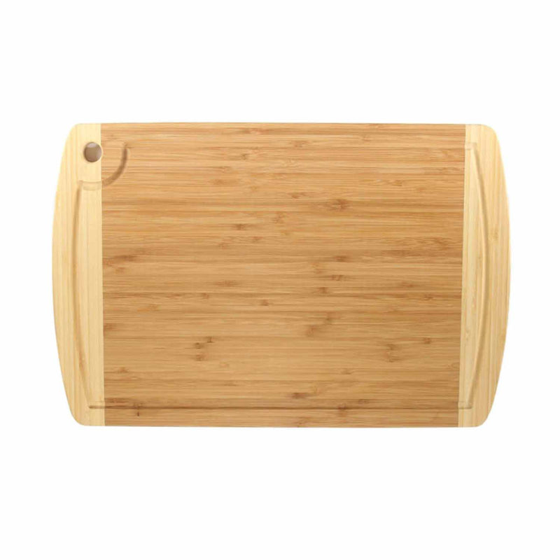 Custom Laser Engraved Bamboo Cutting Board, Letter and Names Monogram
