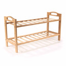 Multi-Tier Bamboo Shoe Rack