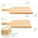 Paddle Bamboo Cutting Boards w/ Hanging Hole
