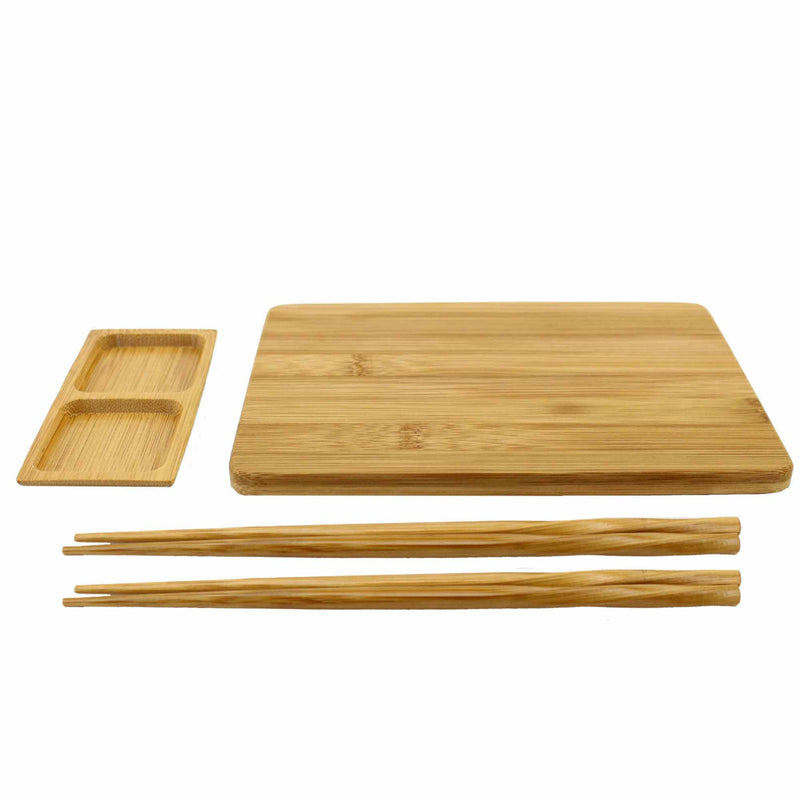 Reusable Bamboo Sushi Serving Board Set