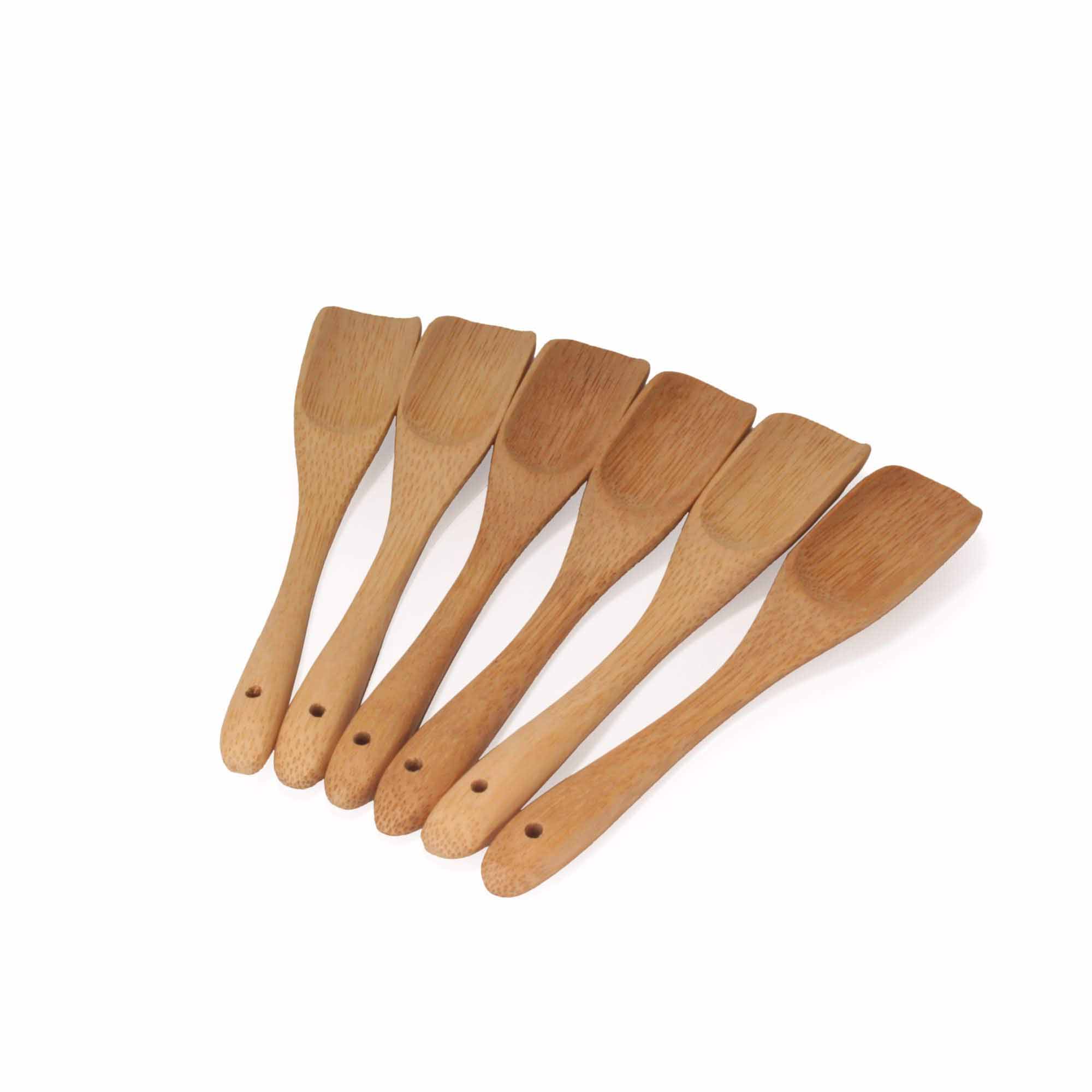 Carbonized Brown Bamboo Deep Scoop