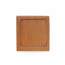 Small Solid Bamboo Dishes - 2.4 inch x 2.4 inch - Deep Square
