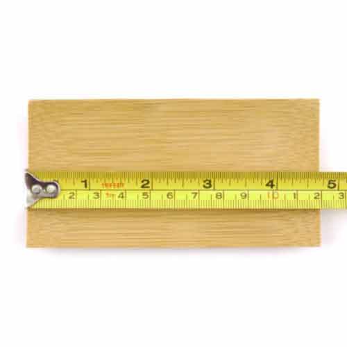 Sharp Edge Oval Small Bamboo Dishes