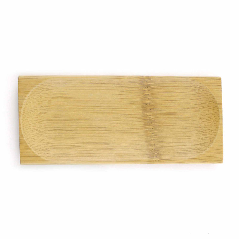 Small Solid Bamboo Dishes - 5.9" x 2.6" Rectangle - Sharp Edge/ Oval - BambooMN