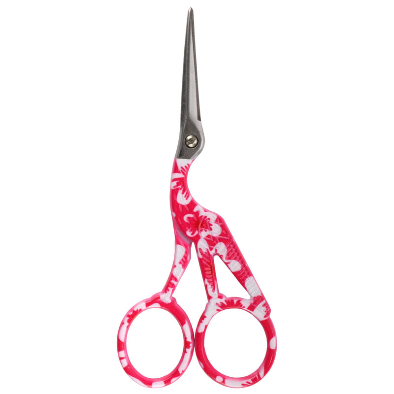 Red, sharp, pointed tip scissors