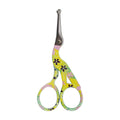 Yellow, rounded tip scissors