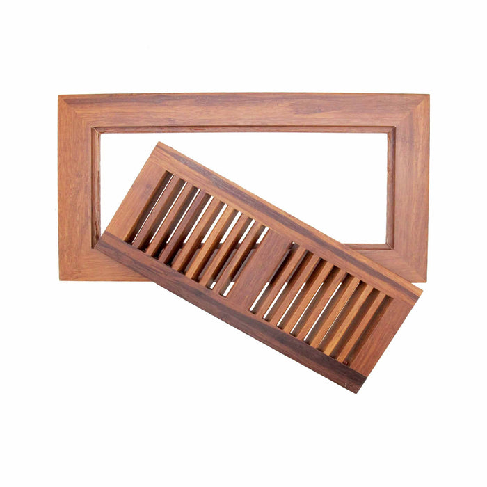 bamboomn Strand Woven Bamboo Floor Register Vent Cover - 6.75" x 12.63"