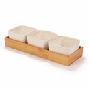 Succulent Pots Display Set - 3 Pots- Display Tray