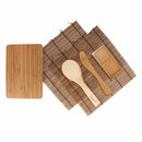 Sushi Maker Kit - Sushi Rolling Mats, Rice Paddle, Spreader, Sushi Sauce Dish, and Cutting Display Board