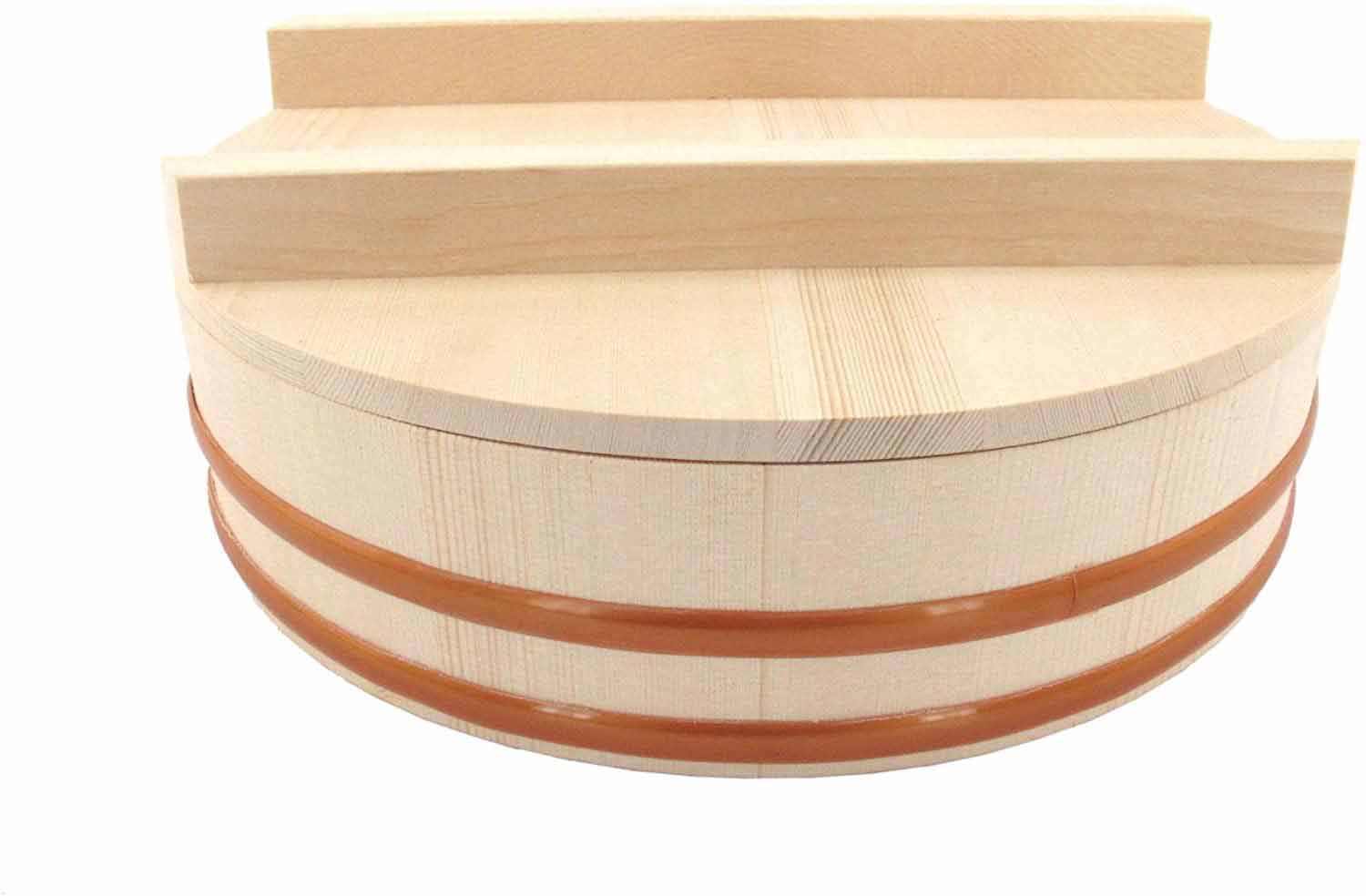 19pc Sushi Oke Tub with Lid Hangiri Sushi Making Set