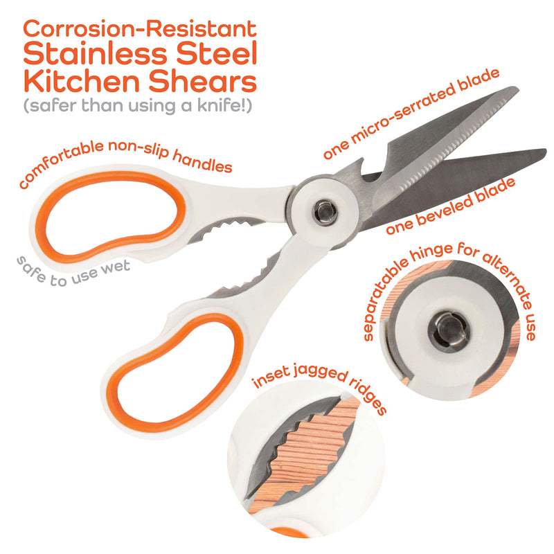 4-in-1 Kitchen Shears Set with Paring Knife