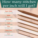 how many stitches will I get