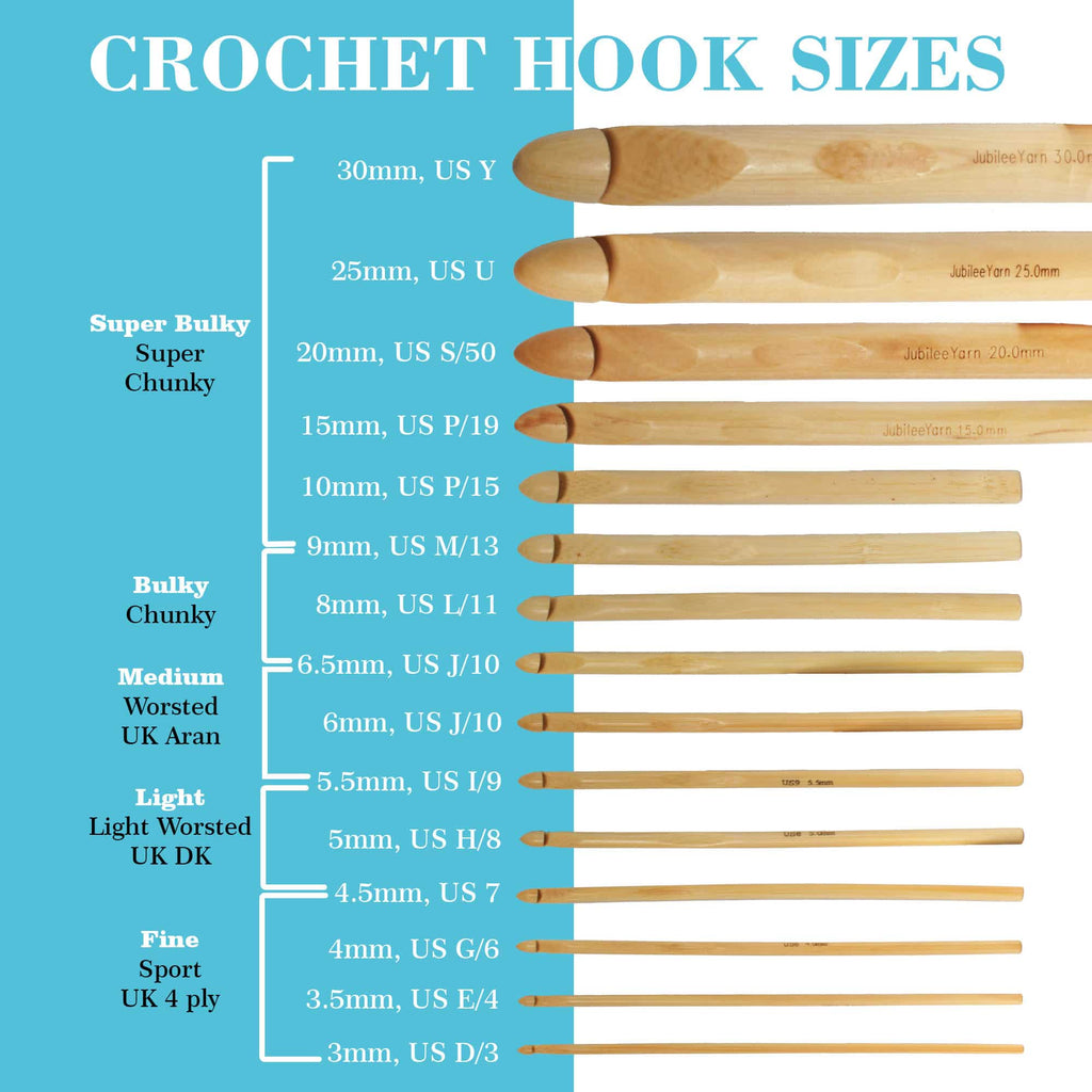 Bamboo Crochet Hook 4 mm