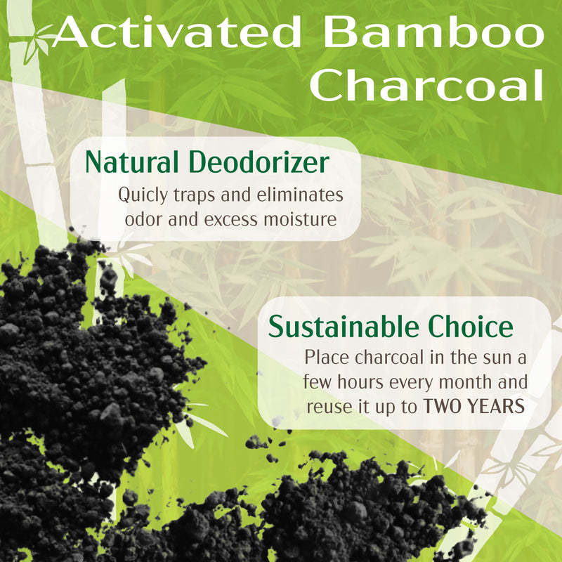activated bamboo charcoal odor absorber