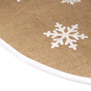 Snowflake Christmas Tree Skirt