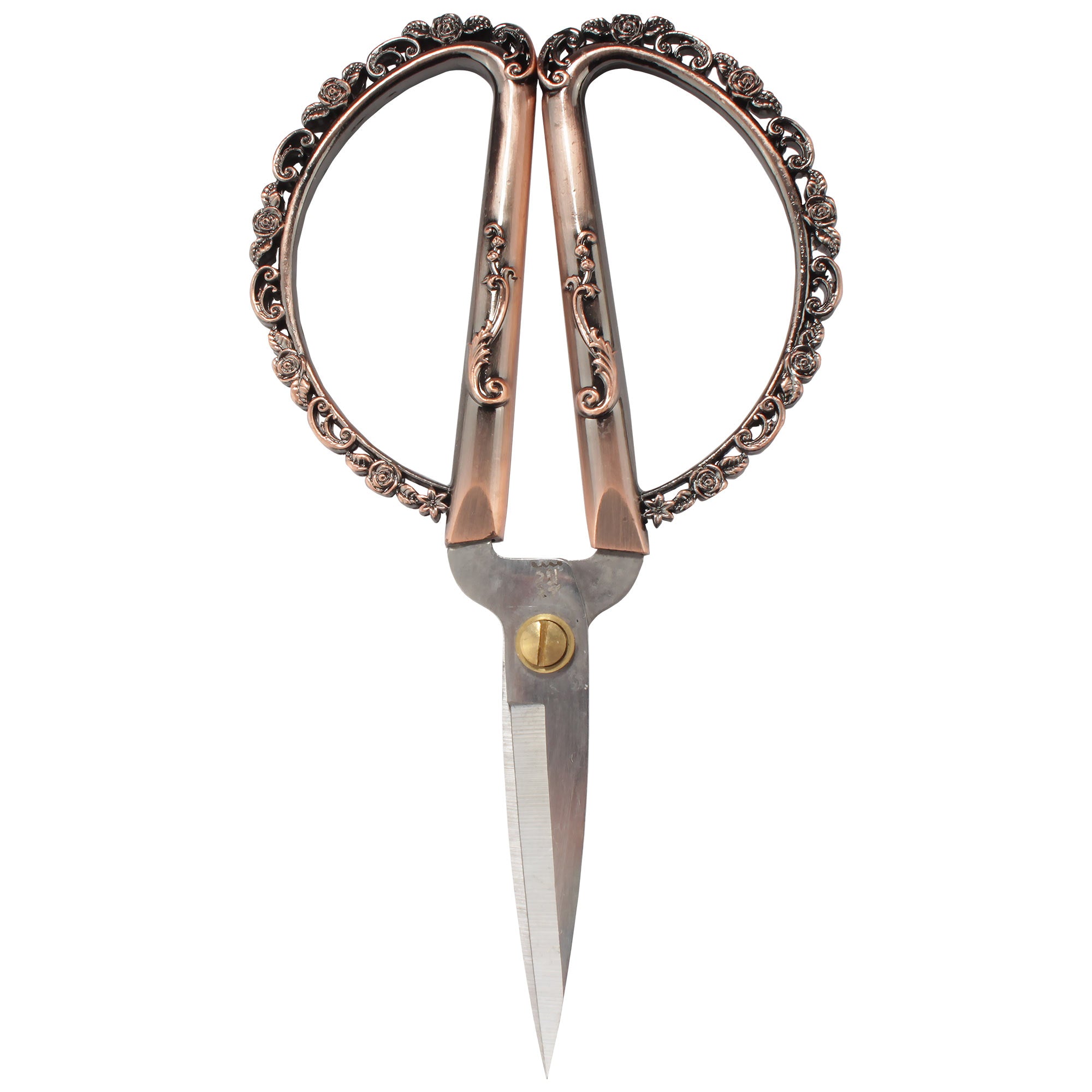 Embroidery Scissors with Decorative Crane Motif Handles