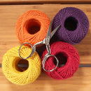 Embroidery Scissors with Leg-Shaped Handles Open