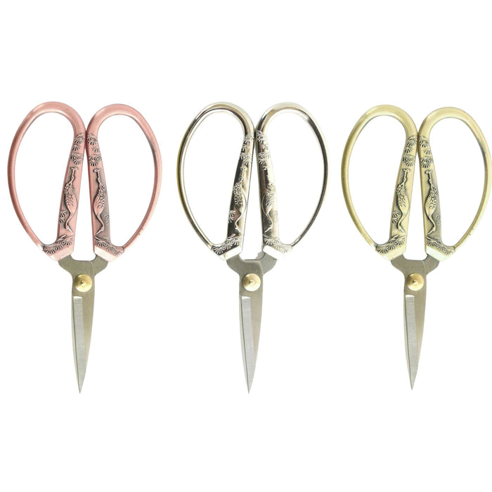 bamboomn Large Crane Motif Craft Scissors
