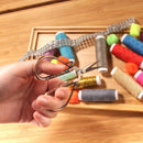 Embroidery Scissors with Traditional Chinese Handles In Hand