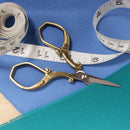 Embroidery Scissors with Decorative Chinese Wing and Cloud Motif Handles Crafts and Art