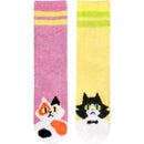 Fuzzy Animal Non-Slip Fuzzy Crew Socks