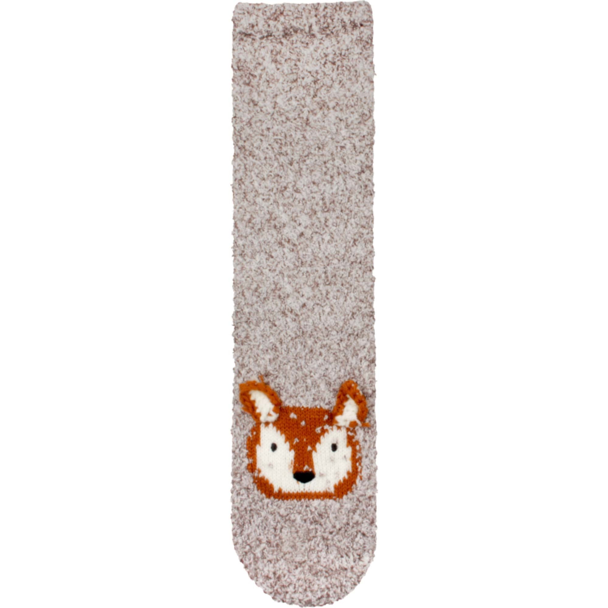fuzzy grey fox