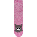 fuzzy pink raccoon