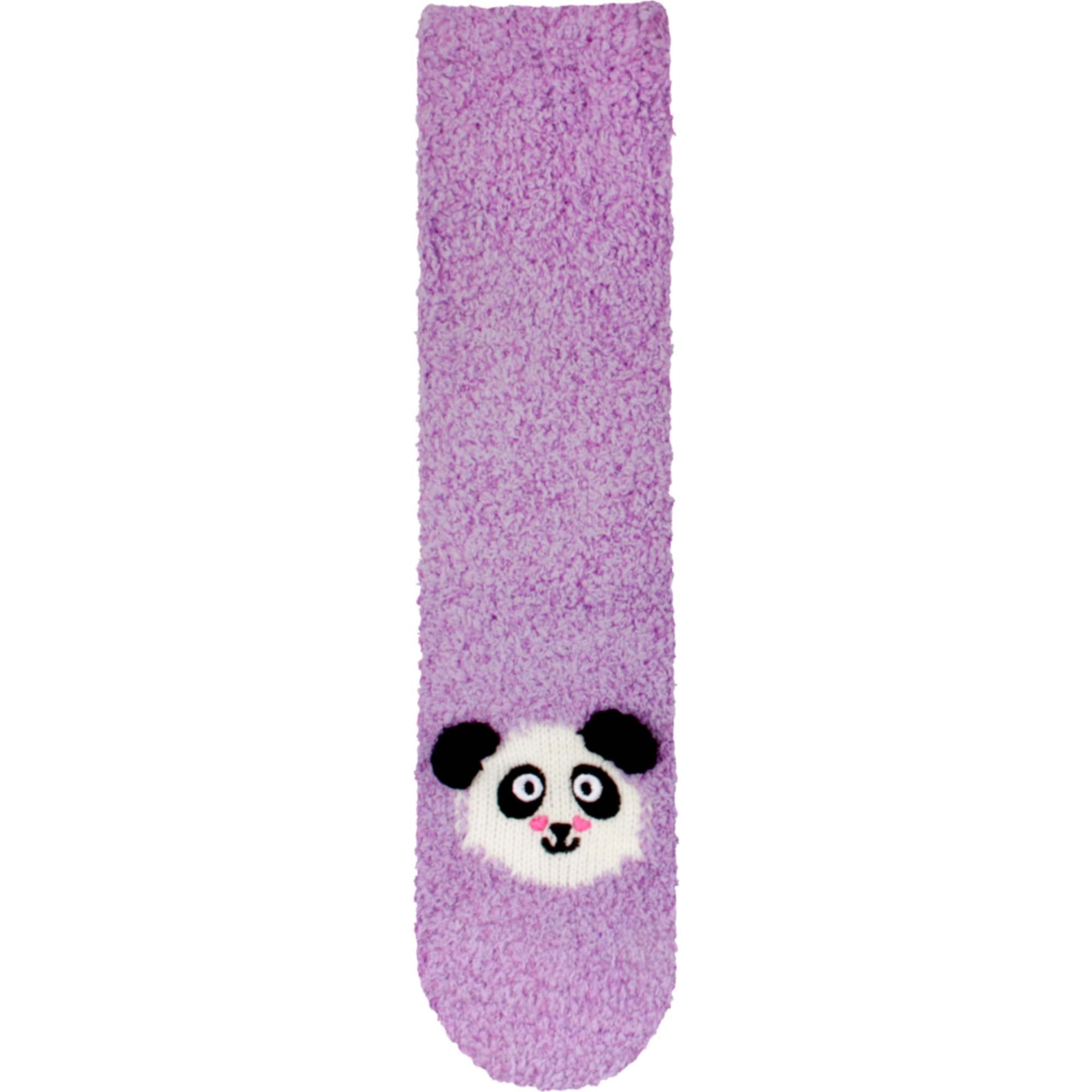 Fuzzy Animal Non-Slip Fuzzy Crew Socks