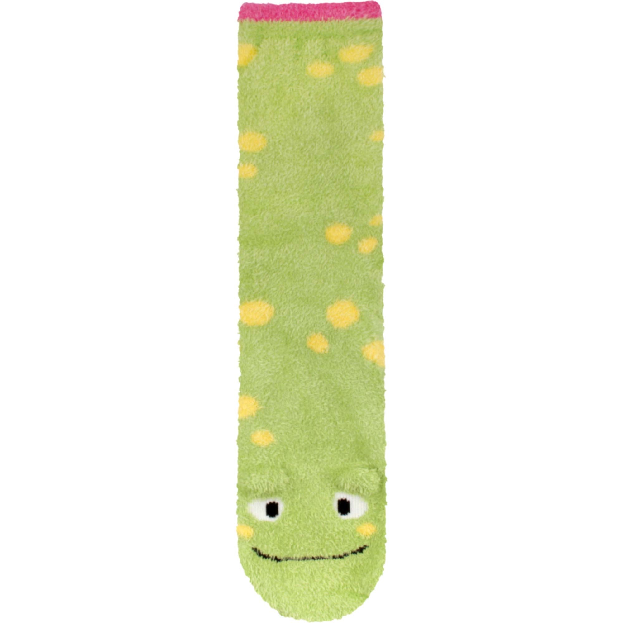 Fuzzy Animal Non-Slip Fuzzy Crew Socks