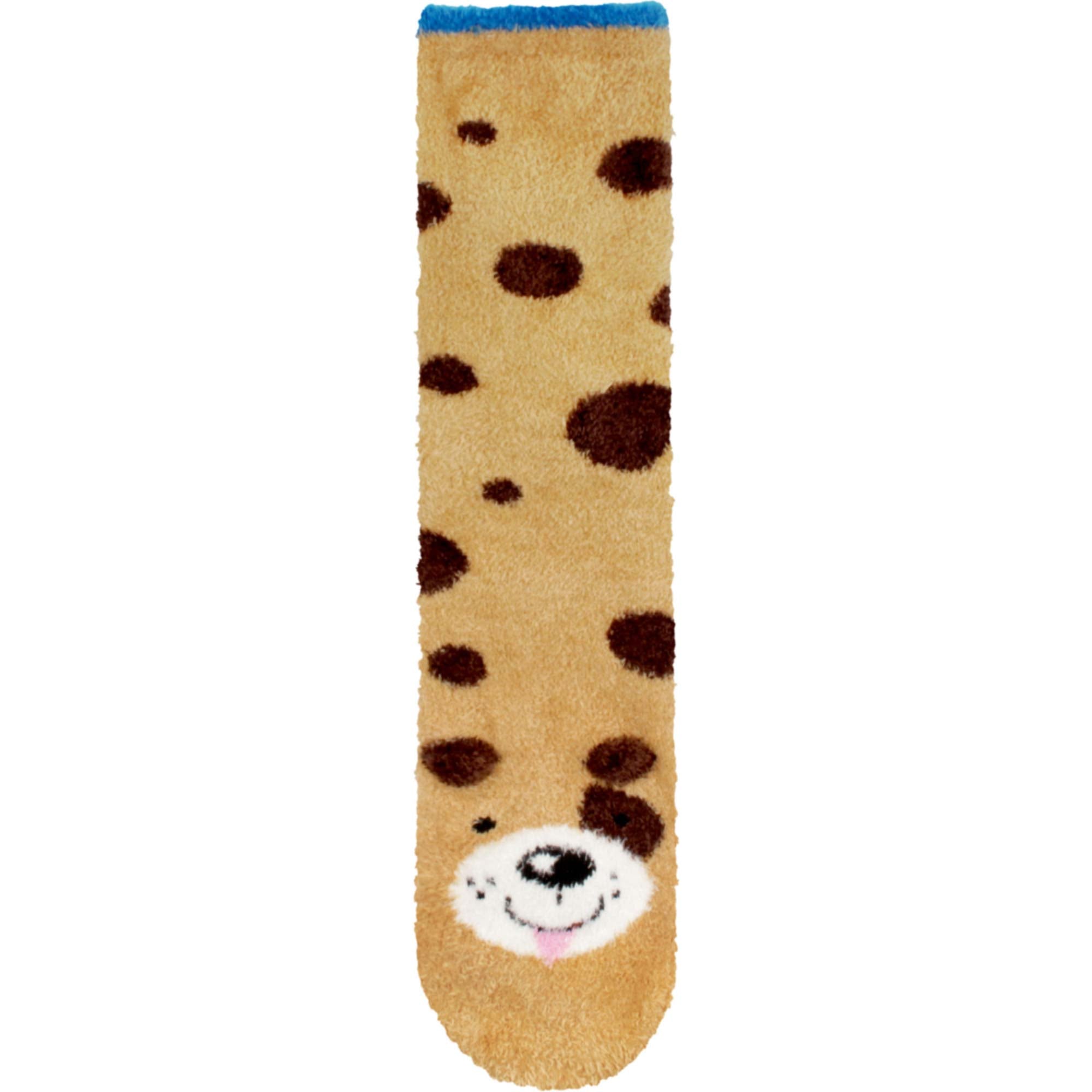 Fuzzy Animal Non-Slip Fuzzy Crew Socks