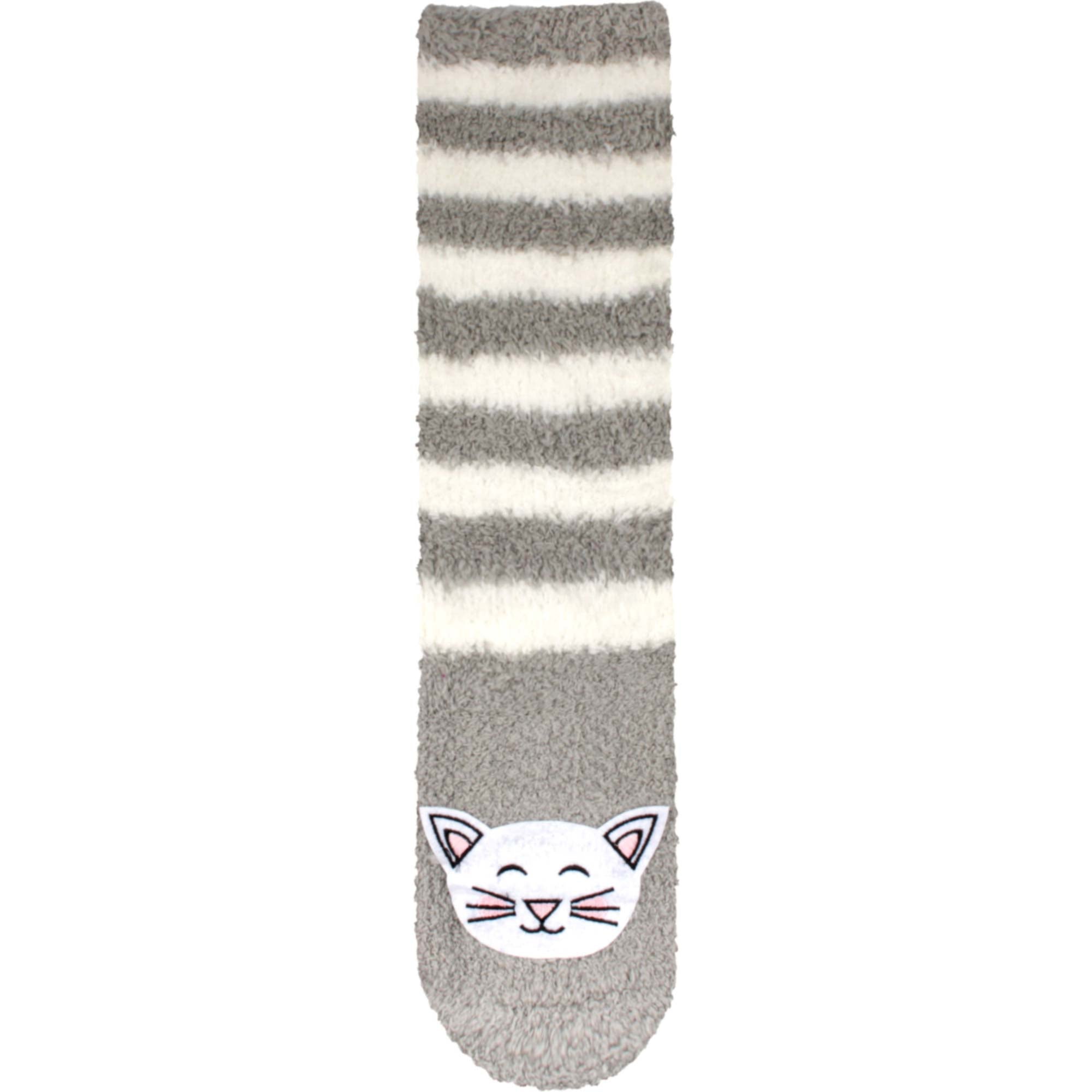 Fuzzy Animal Non-Slip Fuzzy Crew Socks