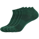 Unisex Bamboo Sports Ankle Socks: 4 Pairs