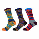 Men's Vintage Knitted Colorful Socks
