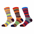 Men's Vintage Knitted Colorful Socks