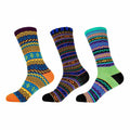 Men's Vintage Knitted Colorful Socks