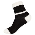 black/white patterned sock