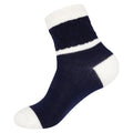 blue/white patterned sock