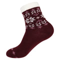 majenta/pink/white patterned sock
