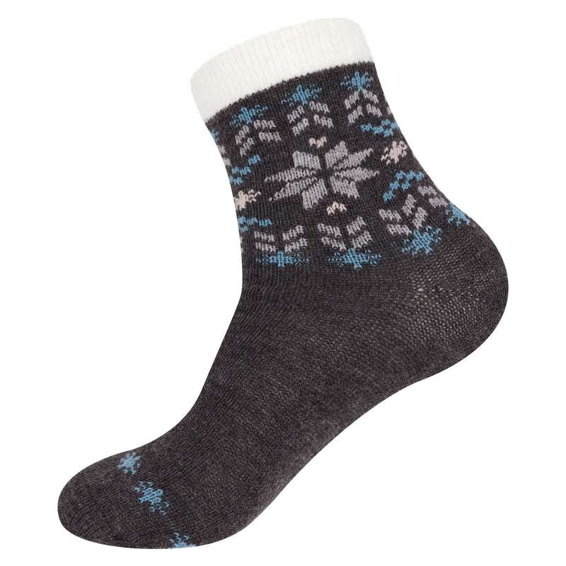 dark grey/blue patterned sock
