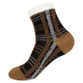 bronze/black/white patterned sock