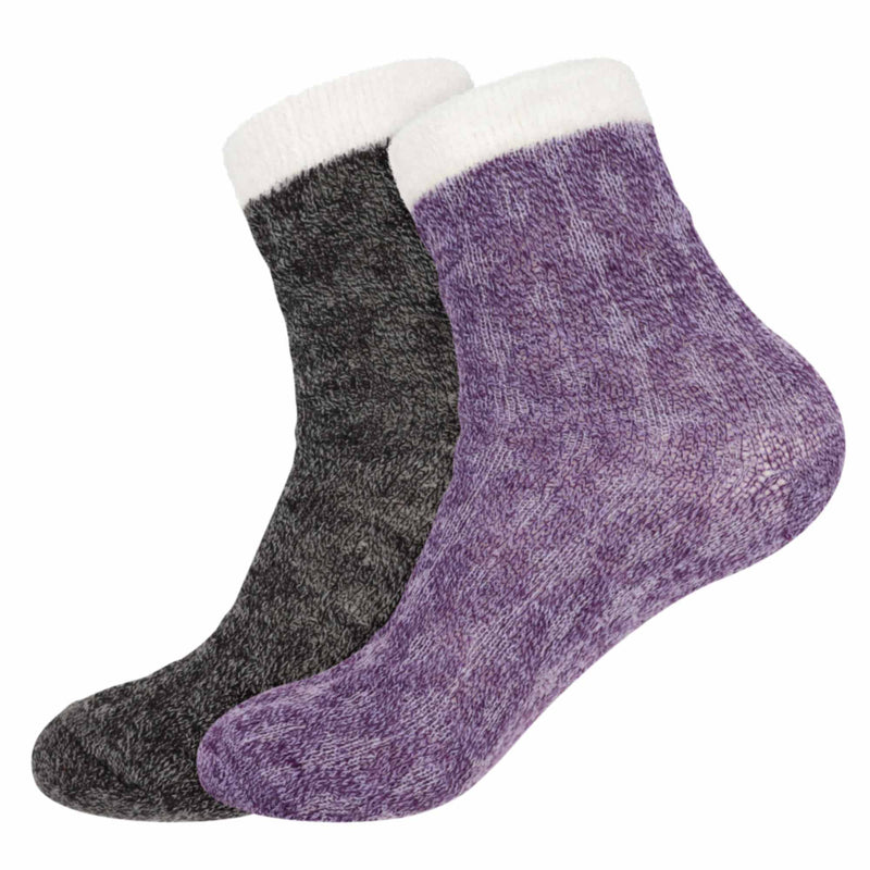 Double Stack Socks Women's Double Layer Socks - 2 Pairs