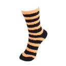 Team Spirit Striped Fuzzy Socks
