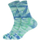 Women's Bamboo Tie Dye Crew Socks: 2 Pairs
