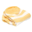 Aloe infused yellow stripe socks