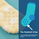 Women's Fuzzy Polka Dot Cuff Socks