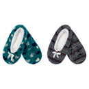 Women's Hearts Stripes Non-Slip Lined Slippers Assortments