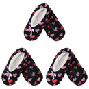 Women's Hearts Stripes Non-Slip Lined Slippers Assortments