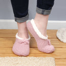 Women's Fancy Yarn Slippers: 1 Pair